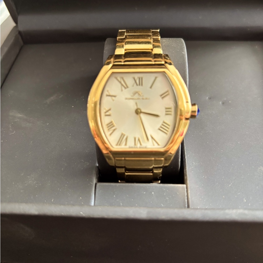 Porsamo Bleu gold watch